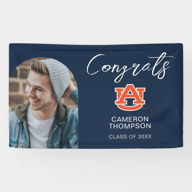 Auburn University Graduation – Auburn Tigers Banner (Horizontal)