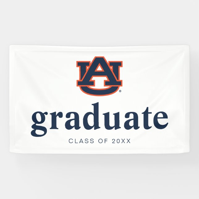 Auburn University Graduation | Auburn Tigers Banner (Horizontal)