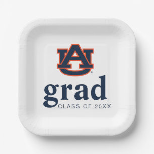 Auburn University Graduation   Auburn Tigers Paper Plate