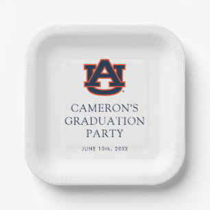 Auburn University Graduation   Auburn Tigers Paper Plate