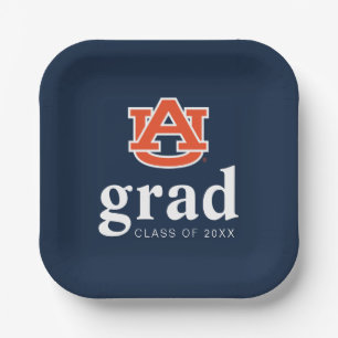 Auburn University Graduation – Auburn Tigers Paper Plate