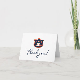 Auburn University Graduation   Auburn Tigers Thank You Card