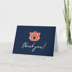 Auburn University Graduation – Auburn Tigers Thank You Card