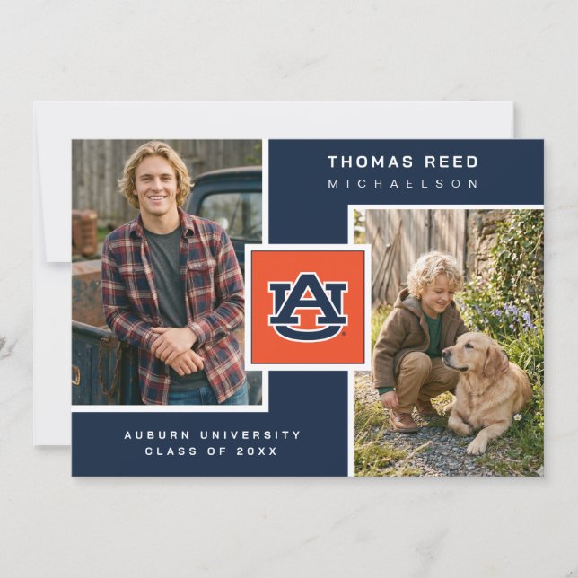 Auburn University Graduation Invitation (Front)