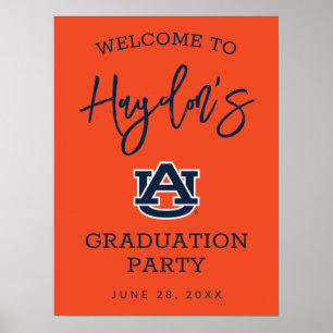 Auburn University   Graduation Party Poster