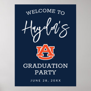 Auburn University   Graduation Party Poster
