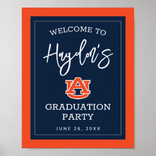 Auburn University   Graduation Party Poster