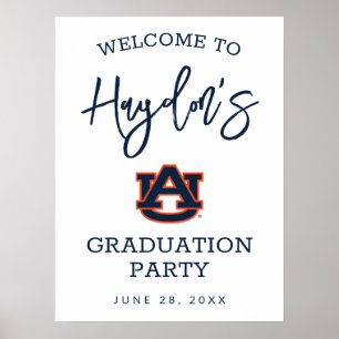 Auburn University   Graduation Party Poster