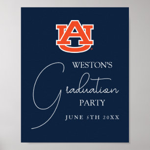 Auburn University   Graduation Party Poster