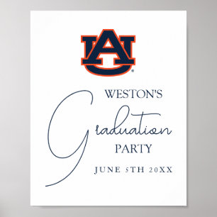 Auburn University   Graduation Party Poster