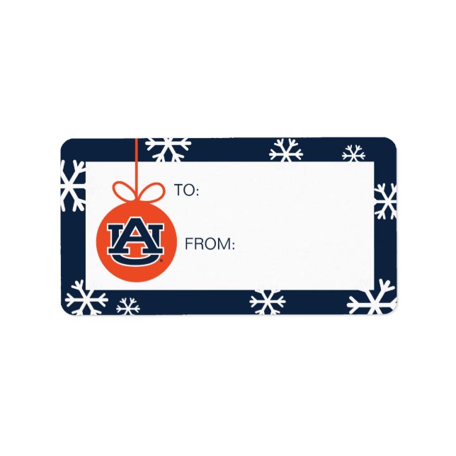 Auburn University | Holiday Label (Front)