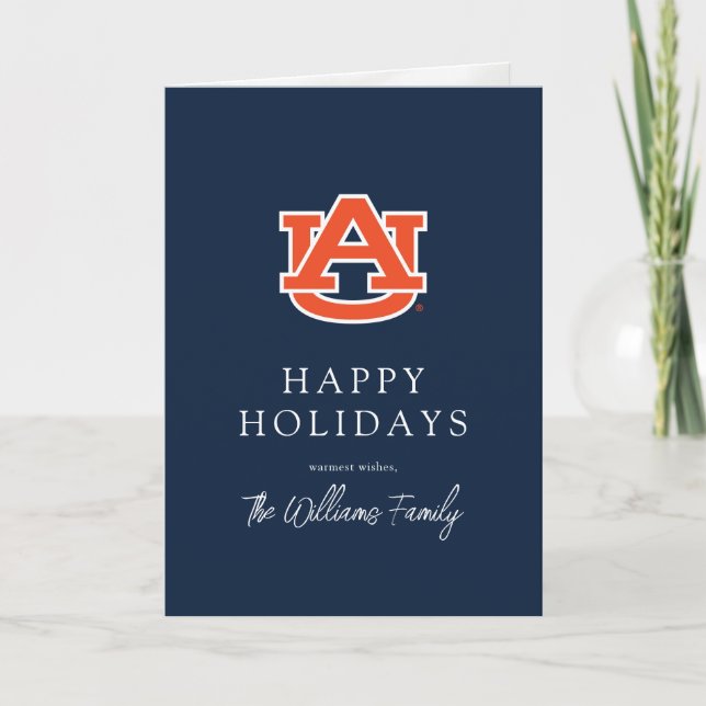 Auburn University | Holiday Pattern Card (Front)