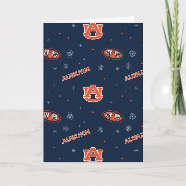 Auburn University | Holiday Pattern Card (Front)