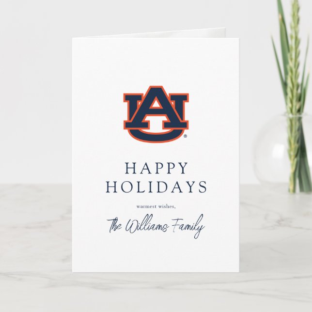 Auburn University | Holiday Pattern Card (Front)