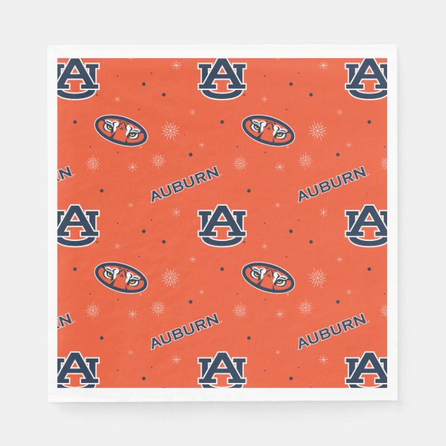 Auburn University | Holiday Pattern Napkin (Front)