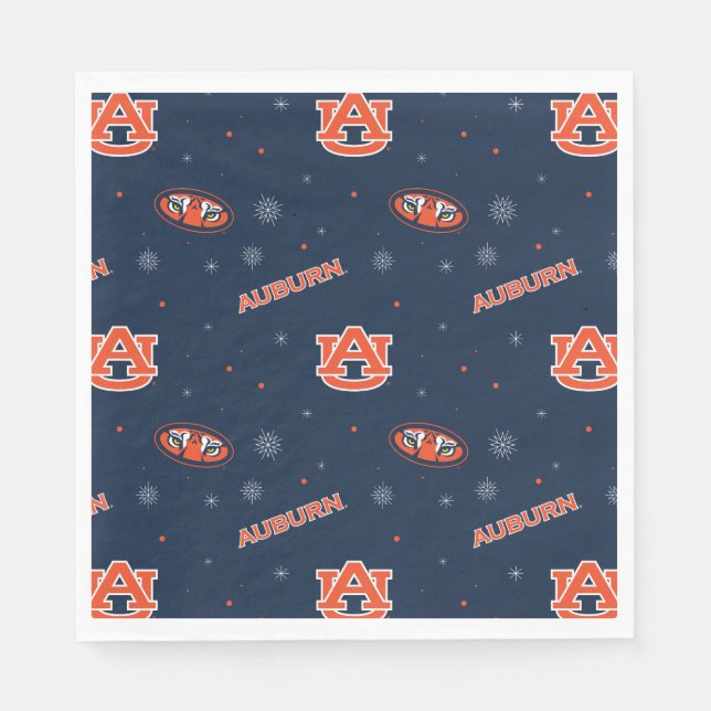 Auburn University | Holiday Pattern Napkin (Front)