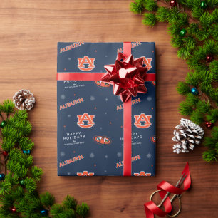 Auburn University Holiday Pattern Wrapping Paper