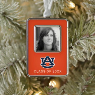 Auburn University   Holiday Silver Plated Framed Ornament