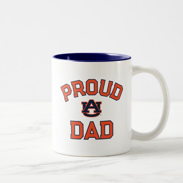 Auburn University "Proud Dad" Two-Tone Coffee Mug (Right)