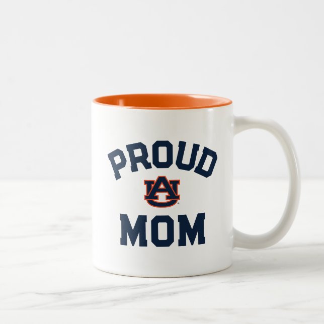 Auburn University "Proud Mum" Two-Tone Coffee Mug (Right)