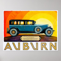 Auburn ~ Vintage Motor Car Advertisement