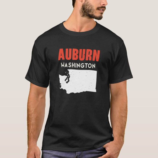 Auburn Washington USA State America Travel Washing T-Shirt (Front)