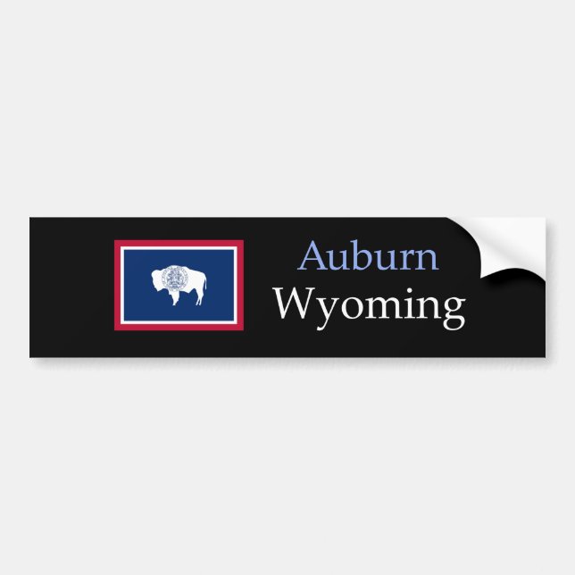 Auburn Wyoming Bumper Sticker (Front)