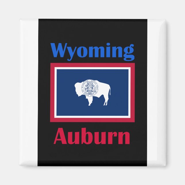 Auburn Wyoming Magnet (Front)