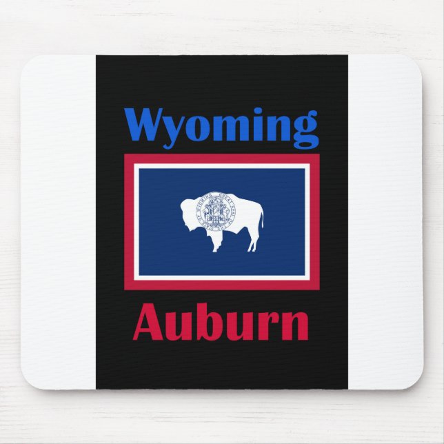 Auburn Wyoming Mouse Mat (Front)