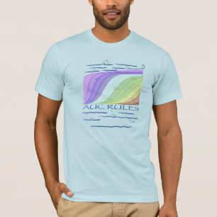 AUC Rules, custom text, light T-Shirt