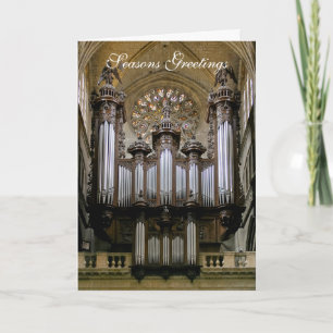 Auch Cathedral organ Christmas card