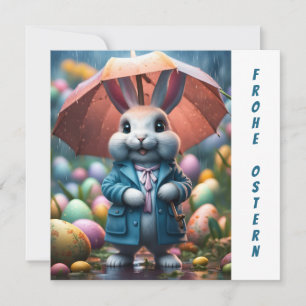 Auch im Regen werden Ostereier versteckt Invitation