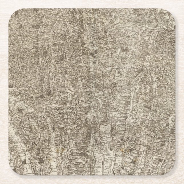 Auch Square Paper Coaster (Front)