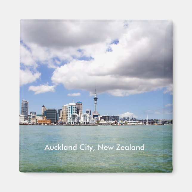 Auckland City, New Zealand Magnet (Front)