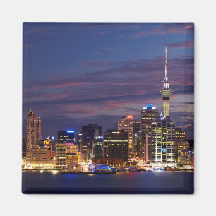 Auckland City Skyline Magnet