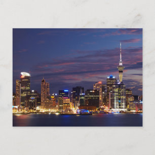 Auckland City Skyline Postcard
