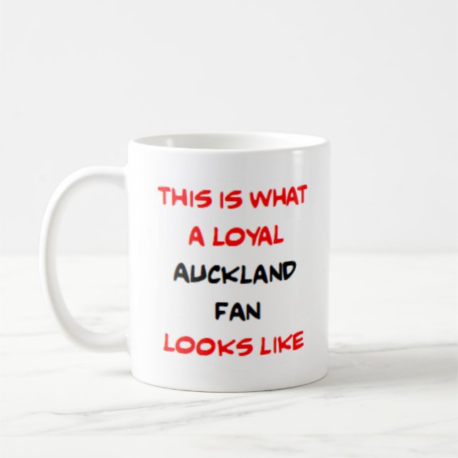 auckland fan, loyal coffee mug (Left)