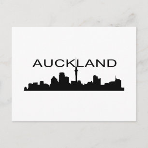 Auckland in Silhouette Postcard