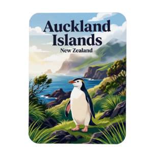 Auckland Islands New Zealand Magnet
