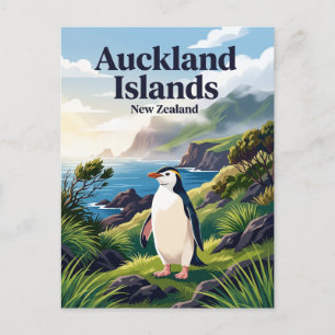 Auckland Islands New Zealand Postcard