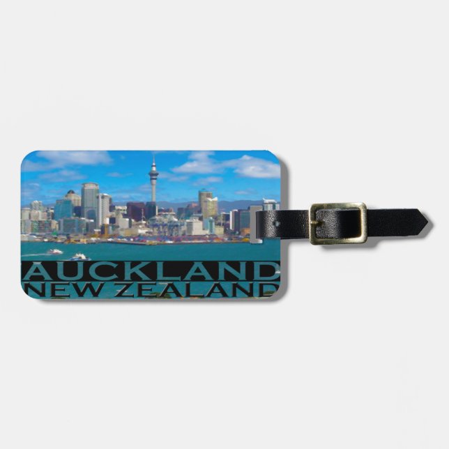 Auckland Luggage Tag (Front Horizontal)