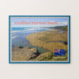Auckland - Muriwai Beach - New Zealand - Jigsaw Puzzle