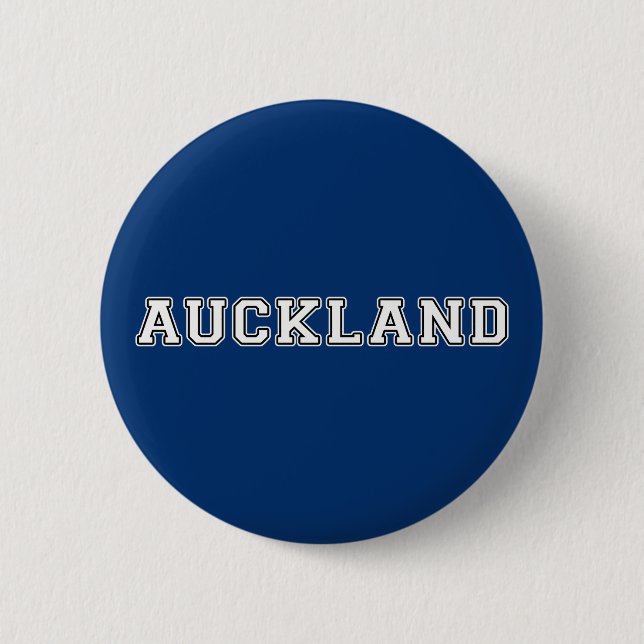 Auckland New Zealand 6 Cm Round Badge (Front)