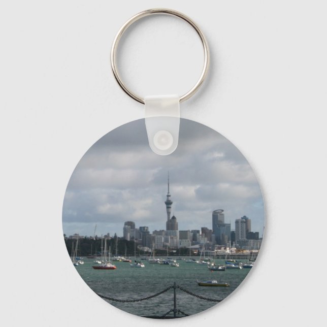 Auckland, New Zealand Key Ring (Front)
