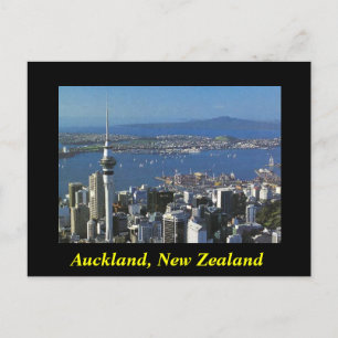 Auckland New Zealand postcard