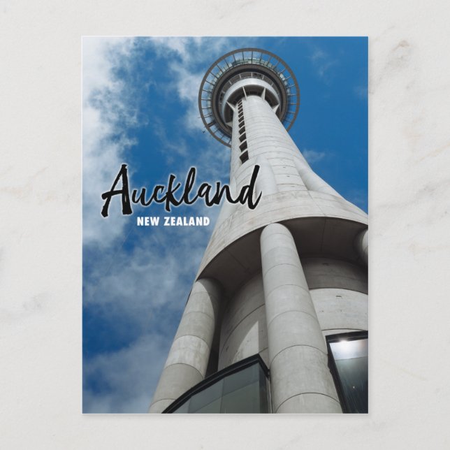 Auckland New Zealand Postcard (Front)