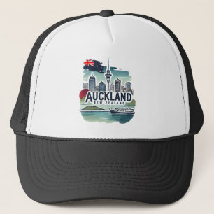 Auckland New Zealand  Trucker Hat