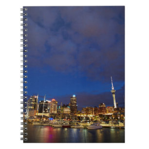 Auckland Night Skyline Notebook