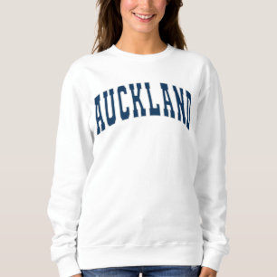 Auckland NZ Vintage College Varsity Style Sweatshi Sweatshirt