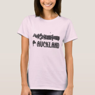 Auckland Skline New Zealand Vintage Womens Shirt